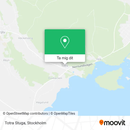Totra Stuga karta