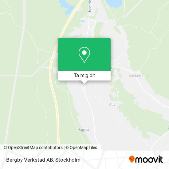 Bergby Verkstad AB karta