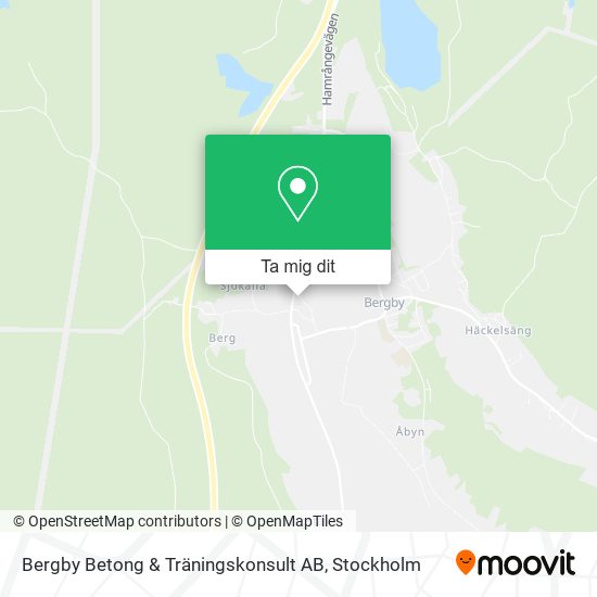 Bergby Betong & Träningskonsult AB karta