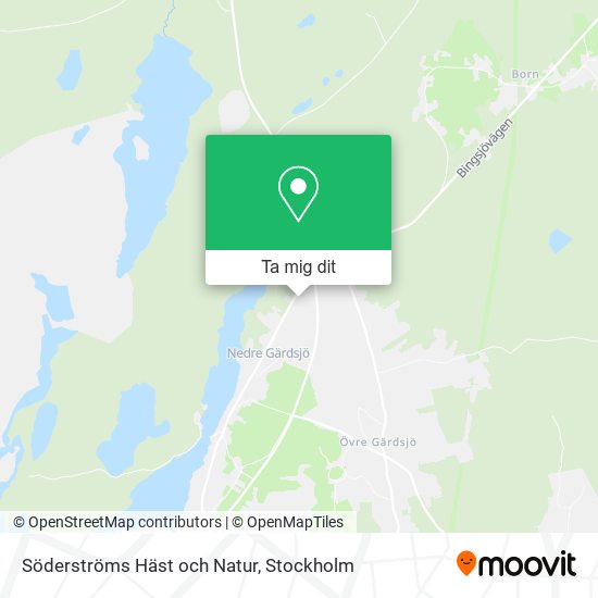 Söderströms Häst och Natur karta