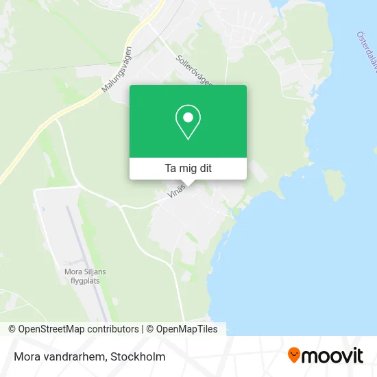 Mora vandrarhem karta