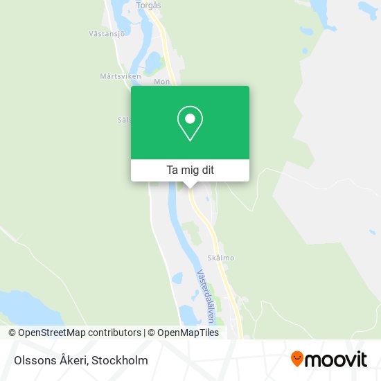 Olssons Åkeri karta