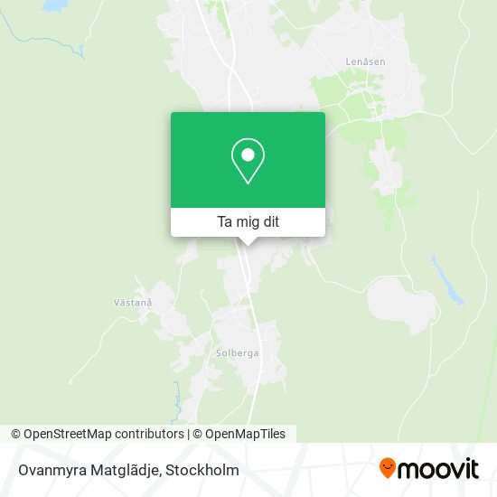 Ovanmyra Matglãdje karta