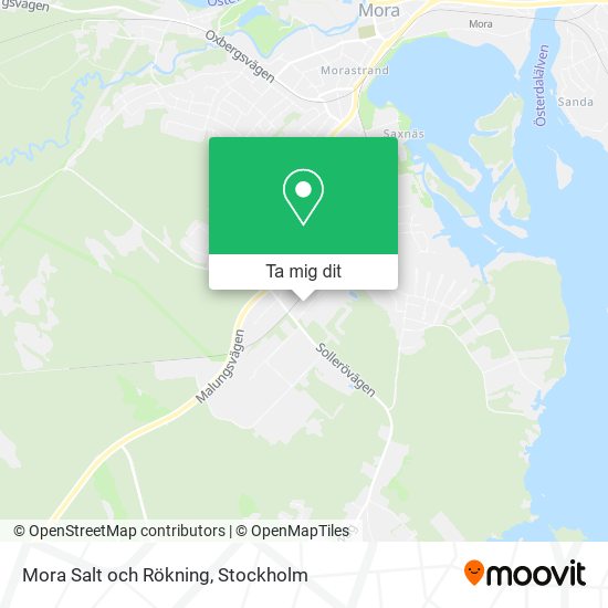 Mora Salt och Rökning karta