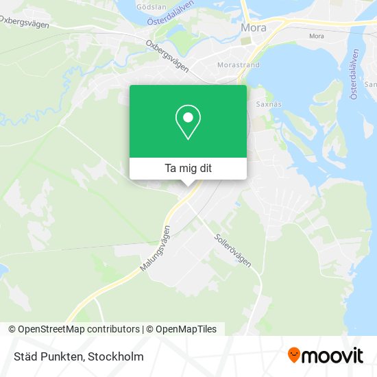 Städ Punkten karta