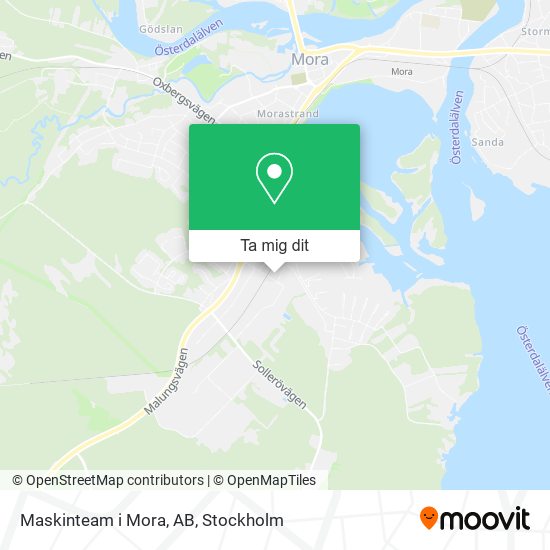Maskinteam i Mora, AB karta