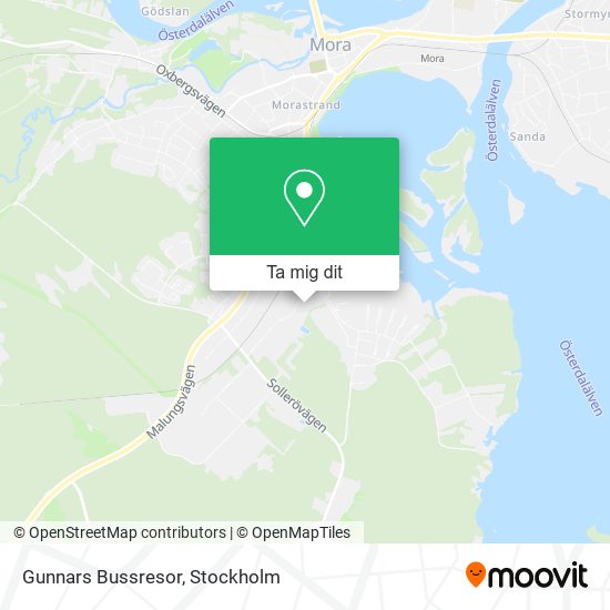 Gunnars Bussresor karta