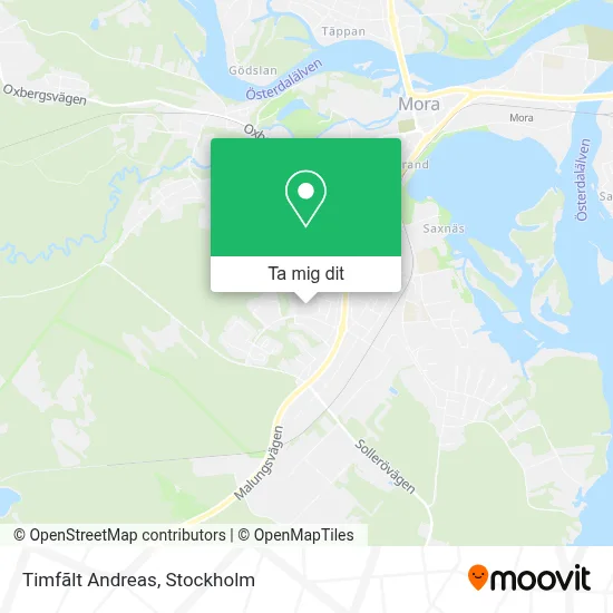 Timfãlt Andreas karta