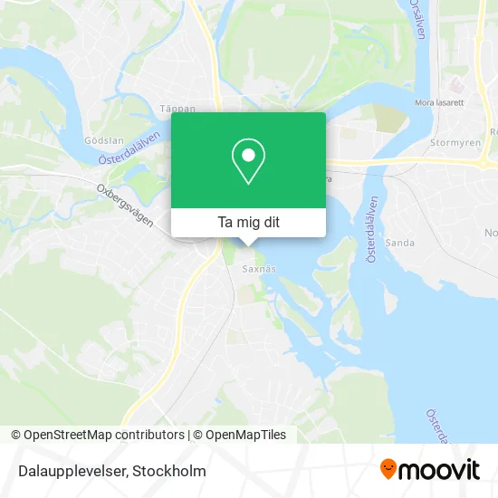 Dalaupplevelser karta