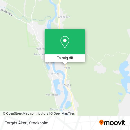 Torgås Åkeri karta