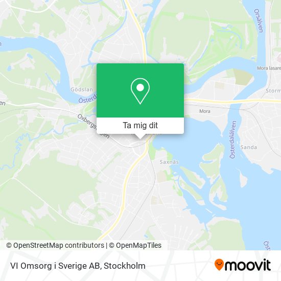 VI Omsorg i Sverige AB karta