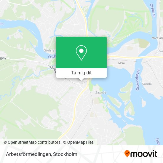 Arbetsförmedlingen karta