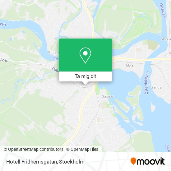 Hotell Fridhemsgatan karta