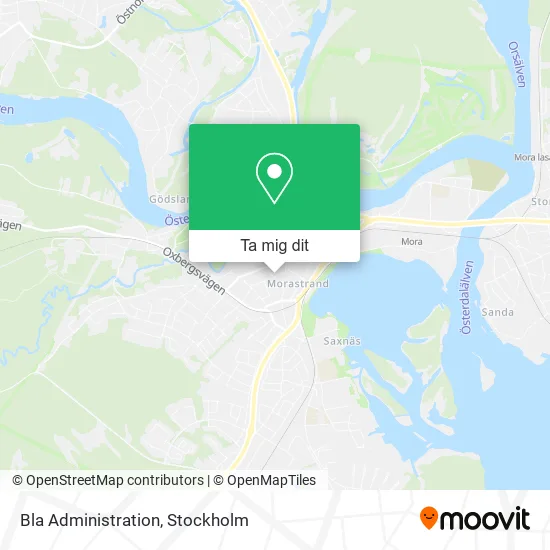 Bla Administration karta