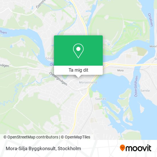 Mora-Silja Byggkonsult karta
