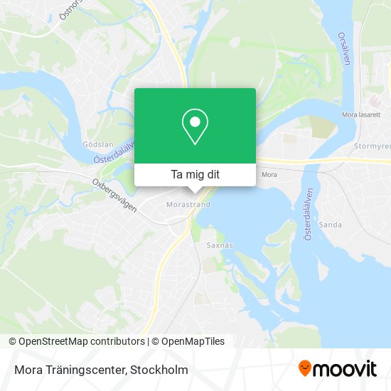 Mora Träningscenter karta