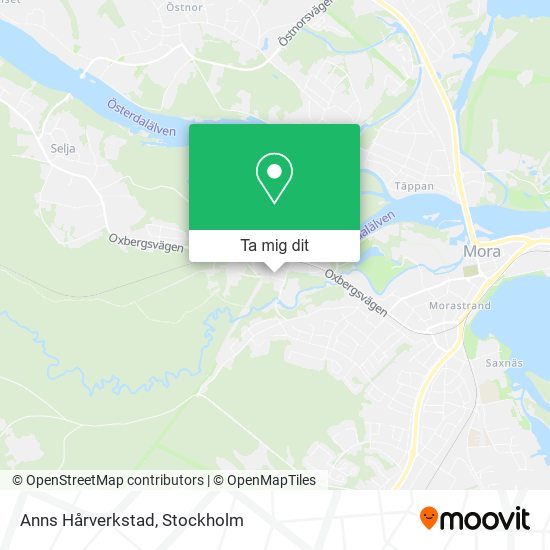 Anns Hårverkstad karta