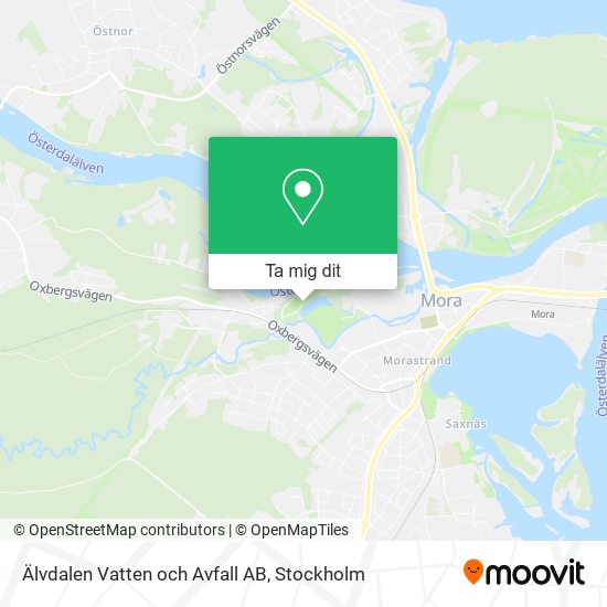 Älvdalen Vatten och Avfall AB karta