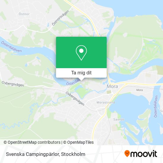 Svenska Campingpärlor karta