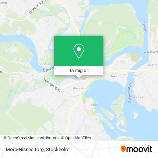 Mora-Nisses torg karta