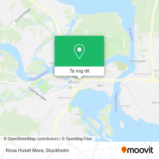 Rosa Huset Mora karta