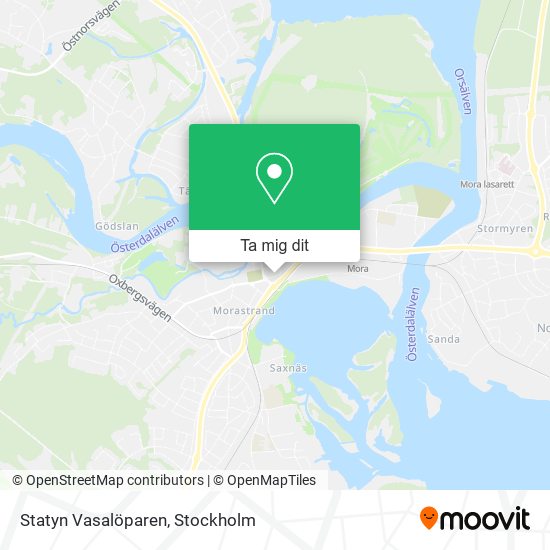 Statyn Vasalöparen karta