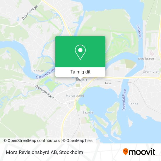 Mora Revisionsbyrå AB karta