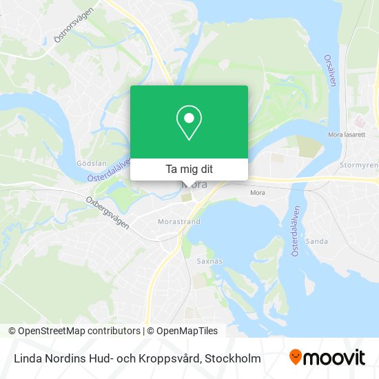 Linda Nordins Hud- och Kroppsvård karta