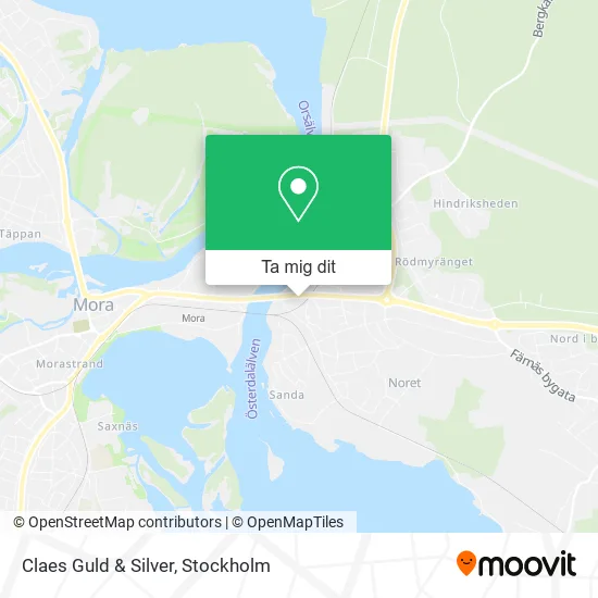 Claes Guld & Silver karta