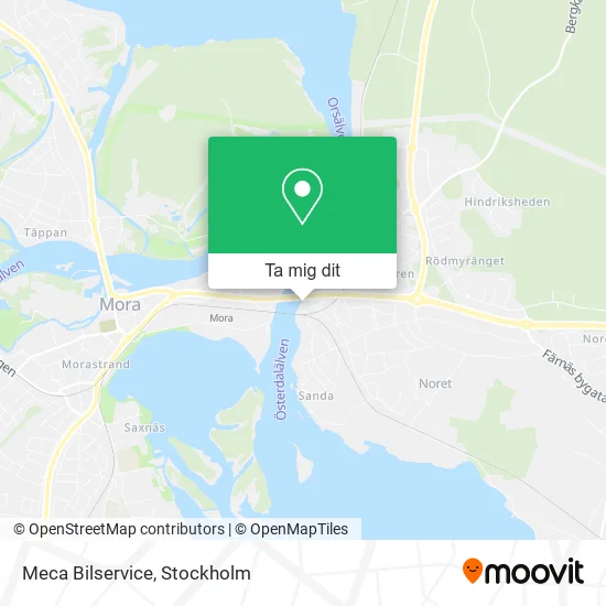 Meca Bilservice karta