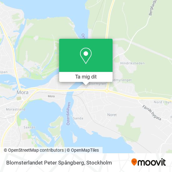 Blomsterlandet Peter Spångberg karta