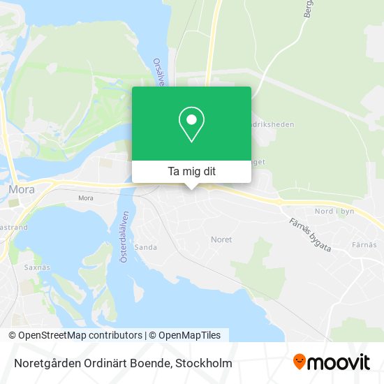 Noretgården Ordinärt Boende karta