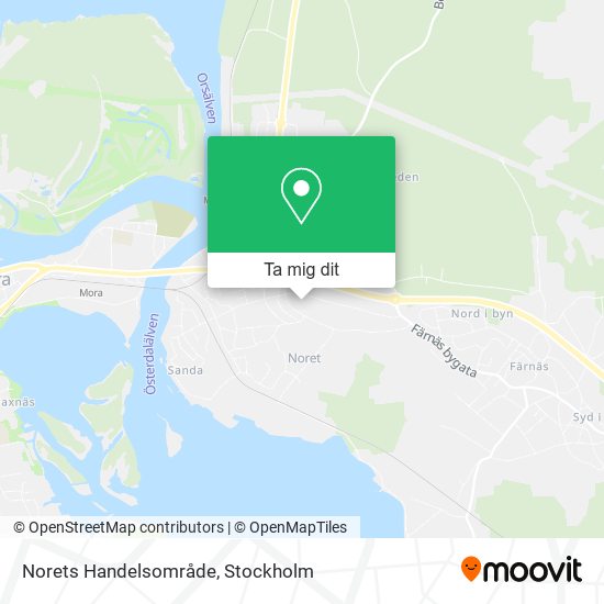 Norets Handelsområde karta