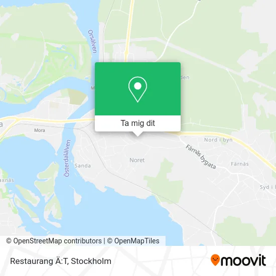 Restaurang Ä:T karta