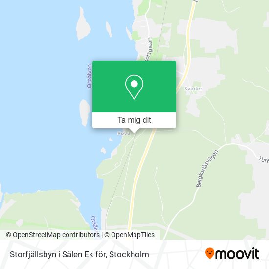 Storfjällsbyn i Sälen Ek för karta