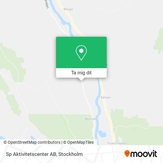 Sp Aktivitetscenter AB karta
