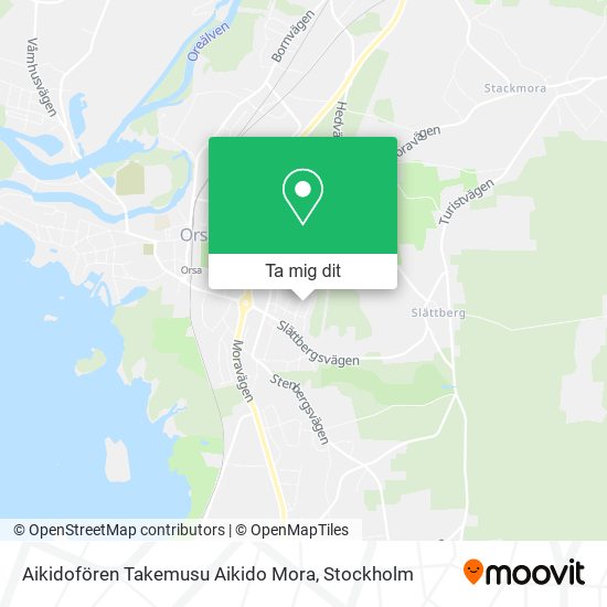 Aikidofören Takemusu Aikido Mora karta
