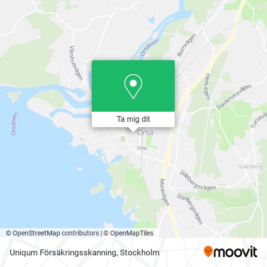 Uniqum Försäkringsskanning karta