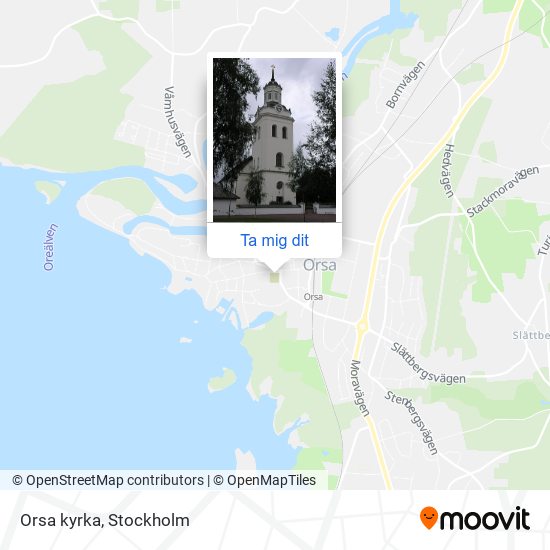 Orsa kyrka karta