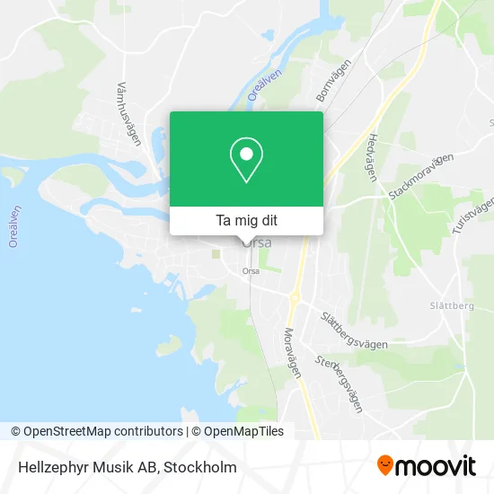Hellzephyr Musik AB karta