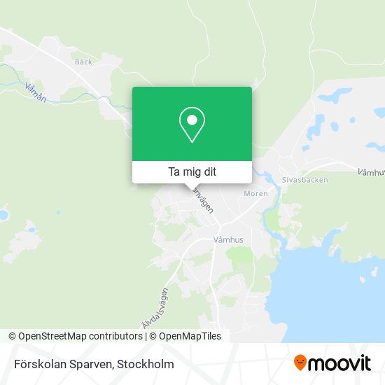 Förskolan Sparven karta
