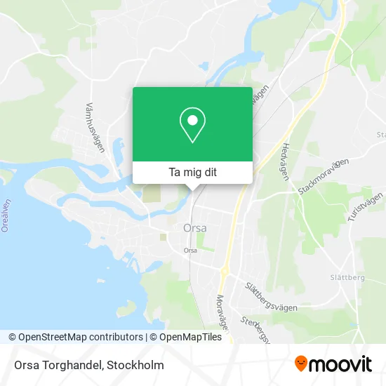 Orsa Torghandel karta