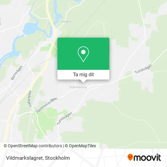 Vildmarkslagret karta