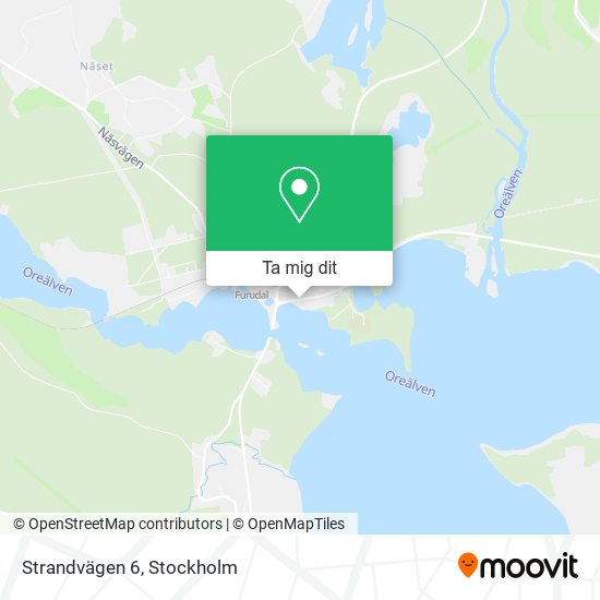 Strandvägen 6 karta