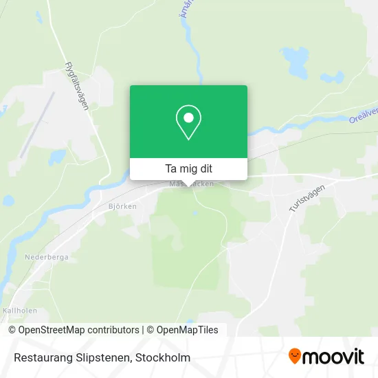 Restaurang Slipstenen karta