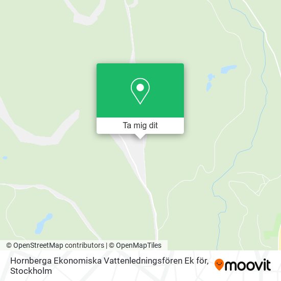Hornberga Ekonomiska Vattenledningsfören Ek för karta