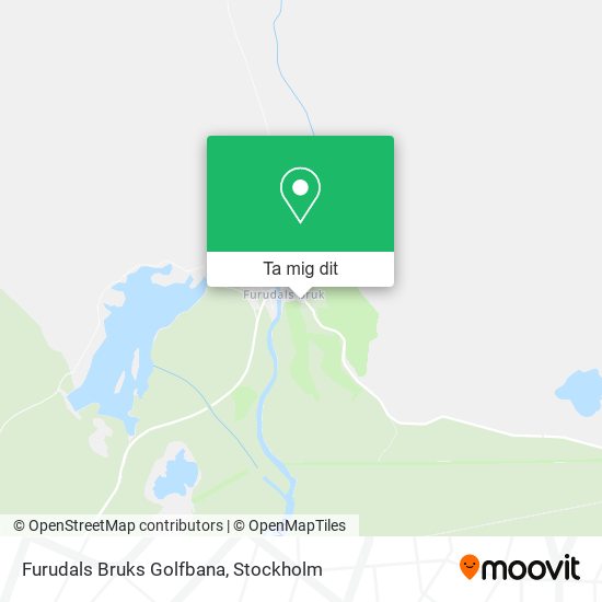 Furudals Bruks Golfbana karta