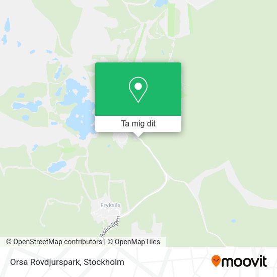Orsa Rovdjurspark karta