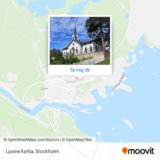 Ljusne kyrka karta