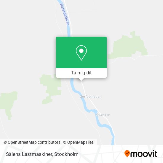 Sälens Lastmaskiner karta